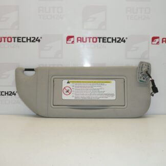 Osłona przeciwsłoneczna Citroën C2 C3 oświetlenie - prawa 8143KN