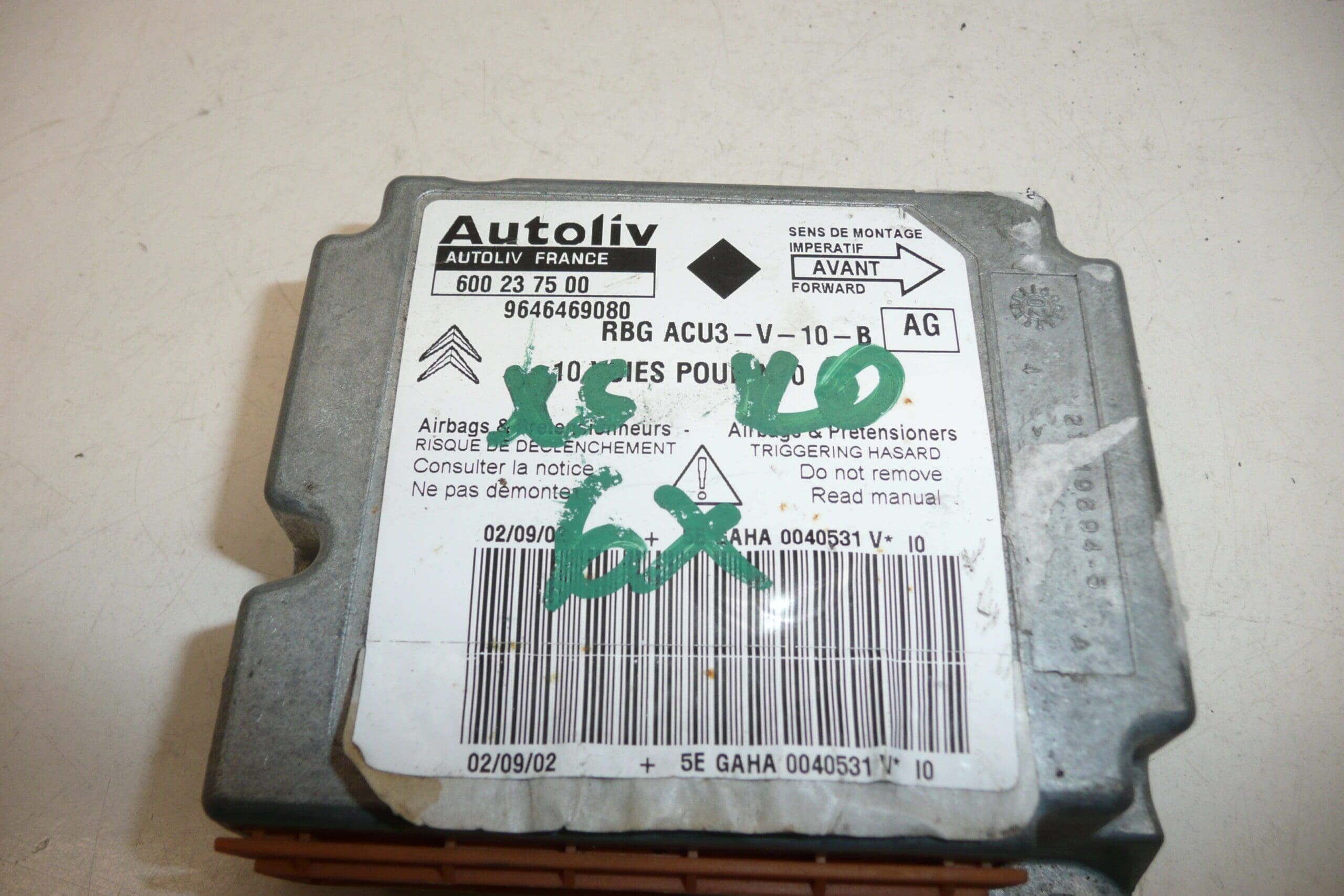 Poduszka powietrzna Citroën Xsara II 9646469080