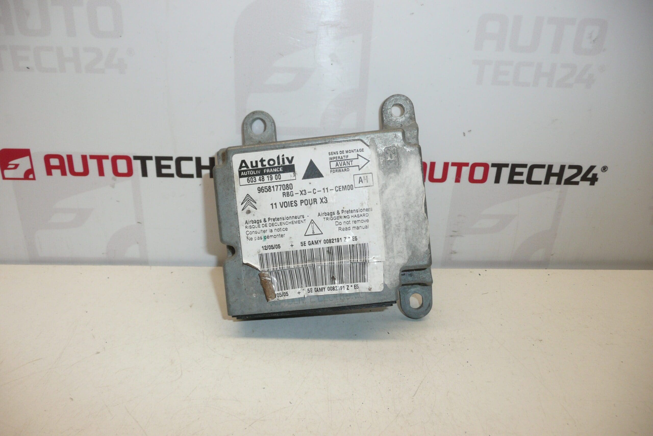 Poduszka powietrzna Citroën C5 II 9658177080