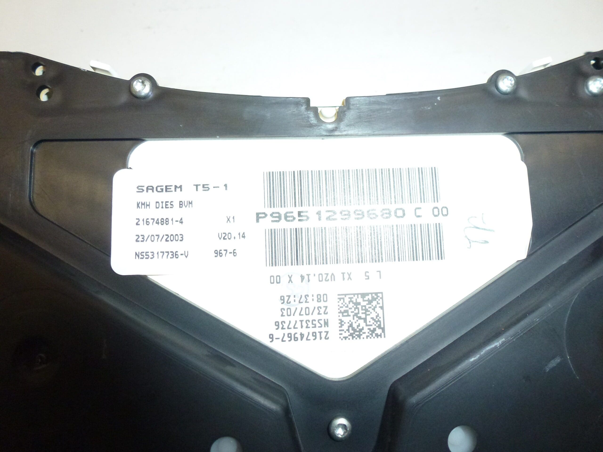 Prędkościomierz Peugeot 307 168 tys. km 9651299680 6104ZS