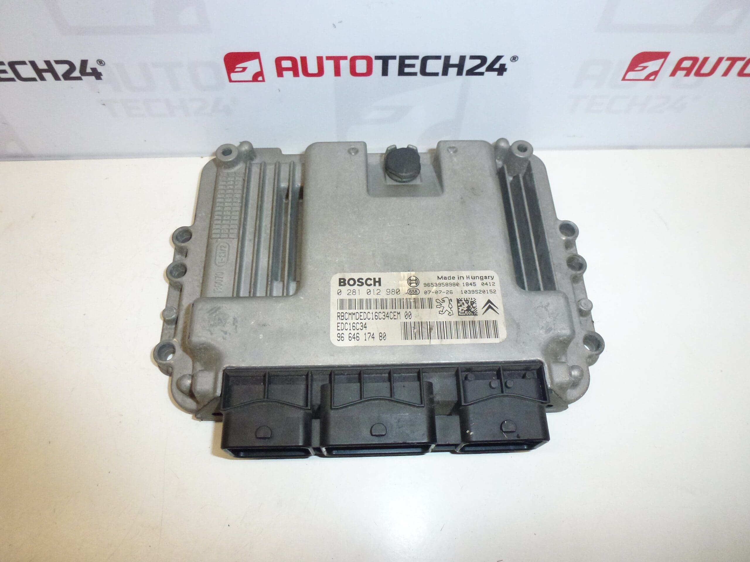 Sterownik Bosch EDC16C34 Citroën Peugeot 0281012980 9664617480