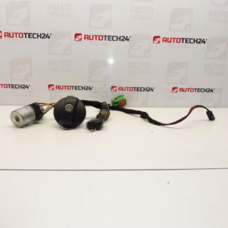 Skrzynka rozdzielcza komplet zamków 1 kluczyk Peugeot 307 4162AS 4162X4