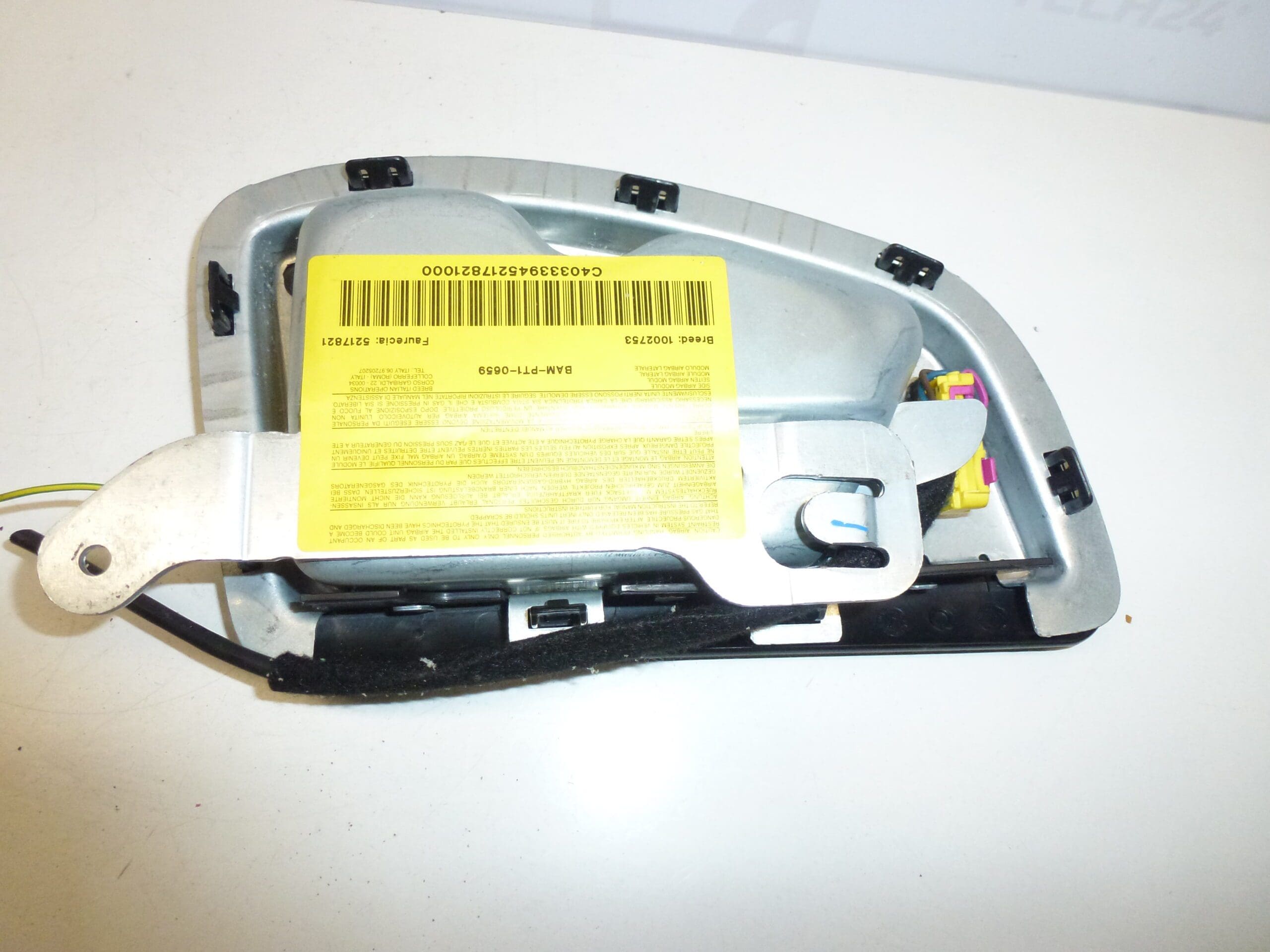 Poduszka powietrzna siedzenia prawa Peugeot 307 5217821 8216FH