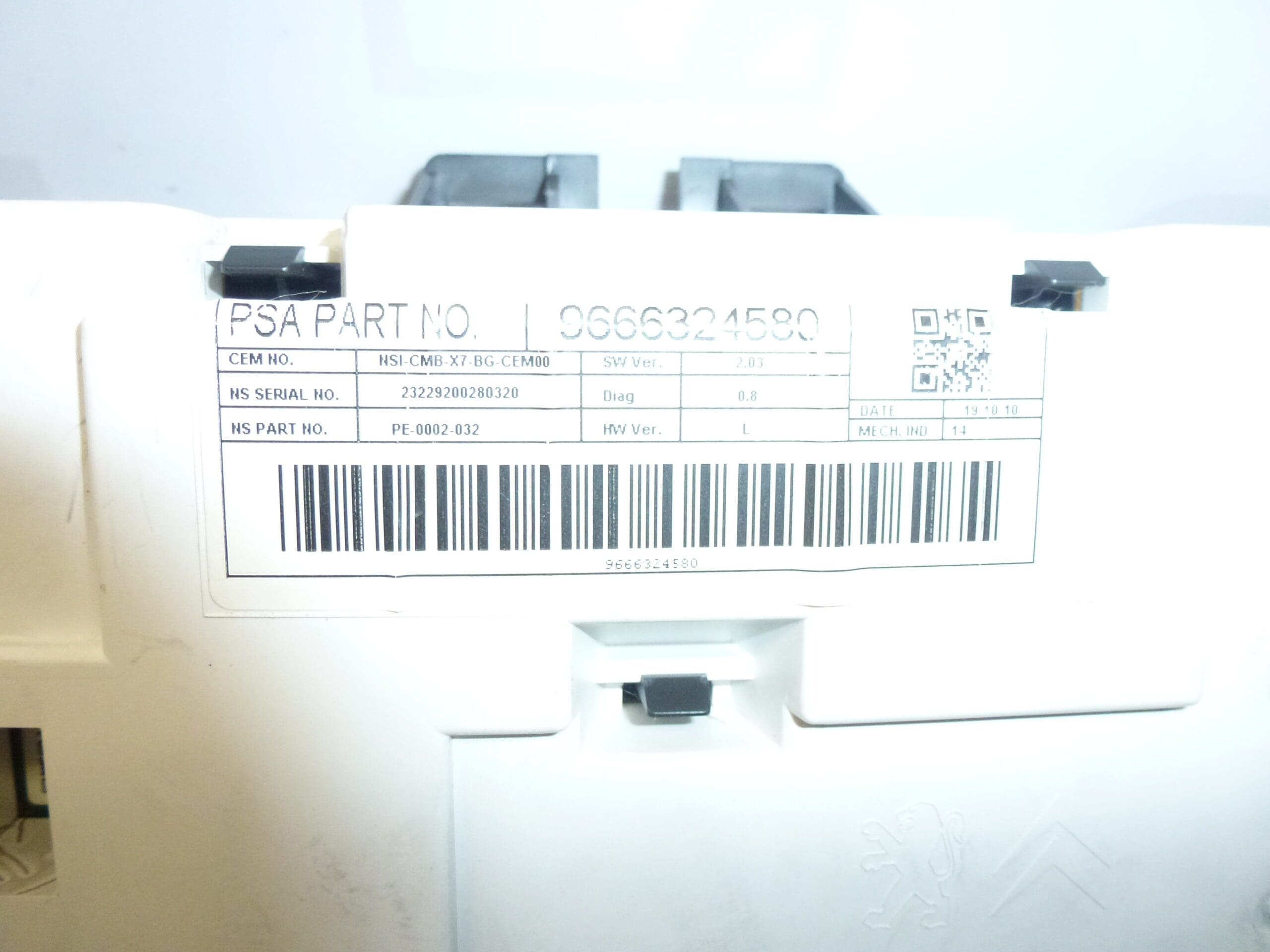 Prędkościomierz Citroën C5 X7 przebieg 158000km 9666324580 6103PC