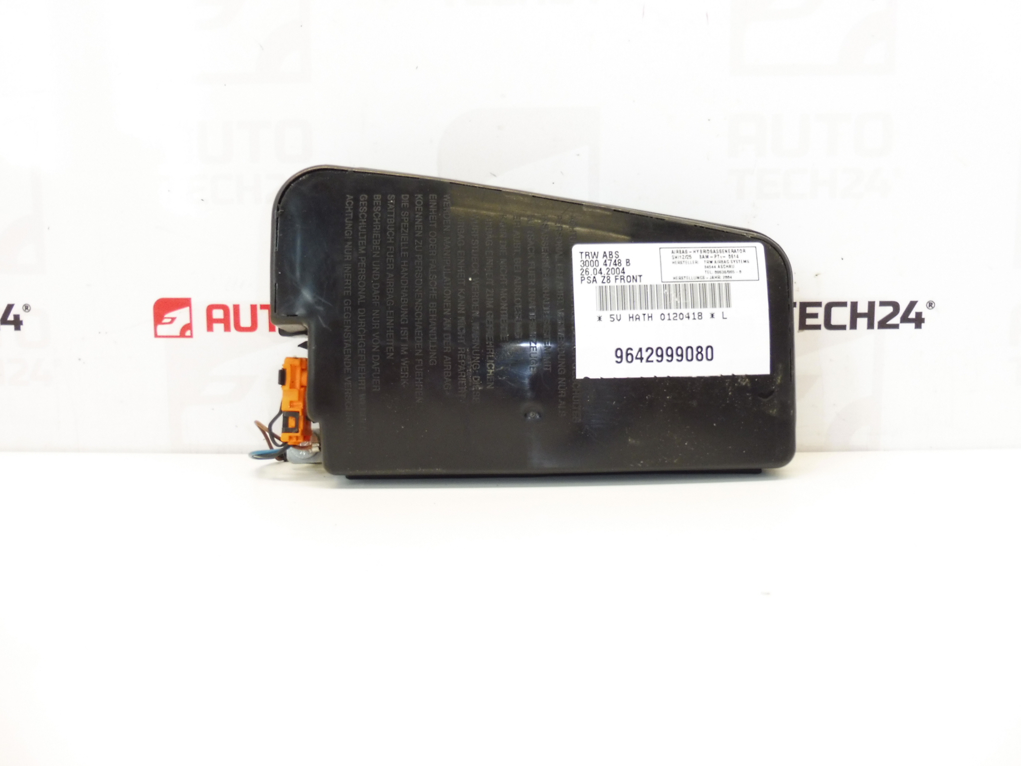 Poduszka powietrzna fotela przedniego lewa Peugeot 607 9642999080 30004750 8216L3