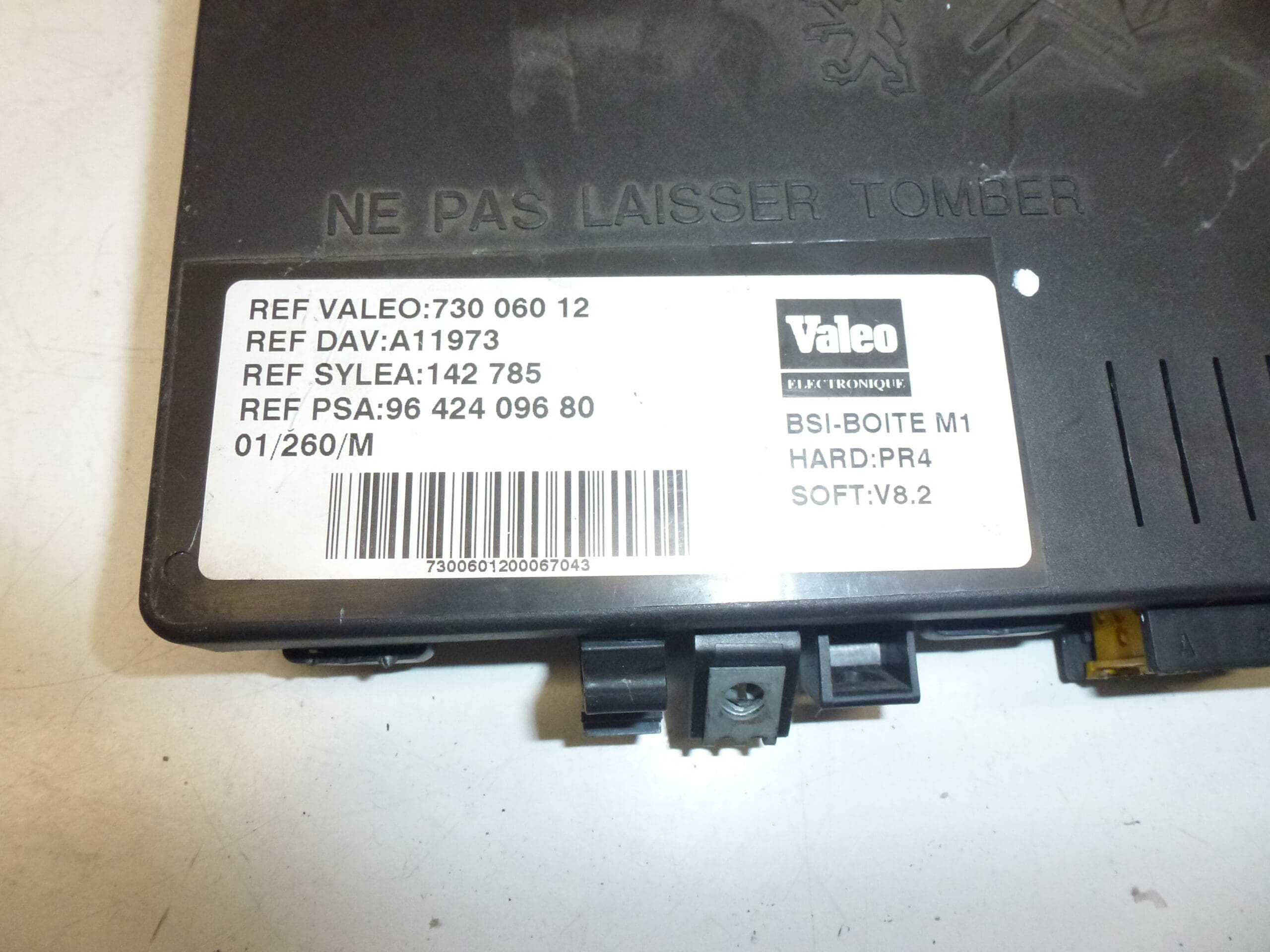 Sterownik BSI Valeo BOITE M1 9642409680 73006012