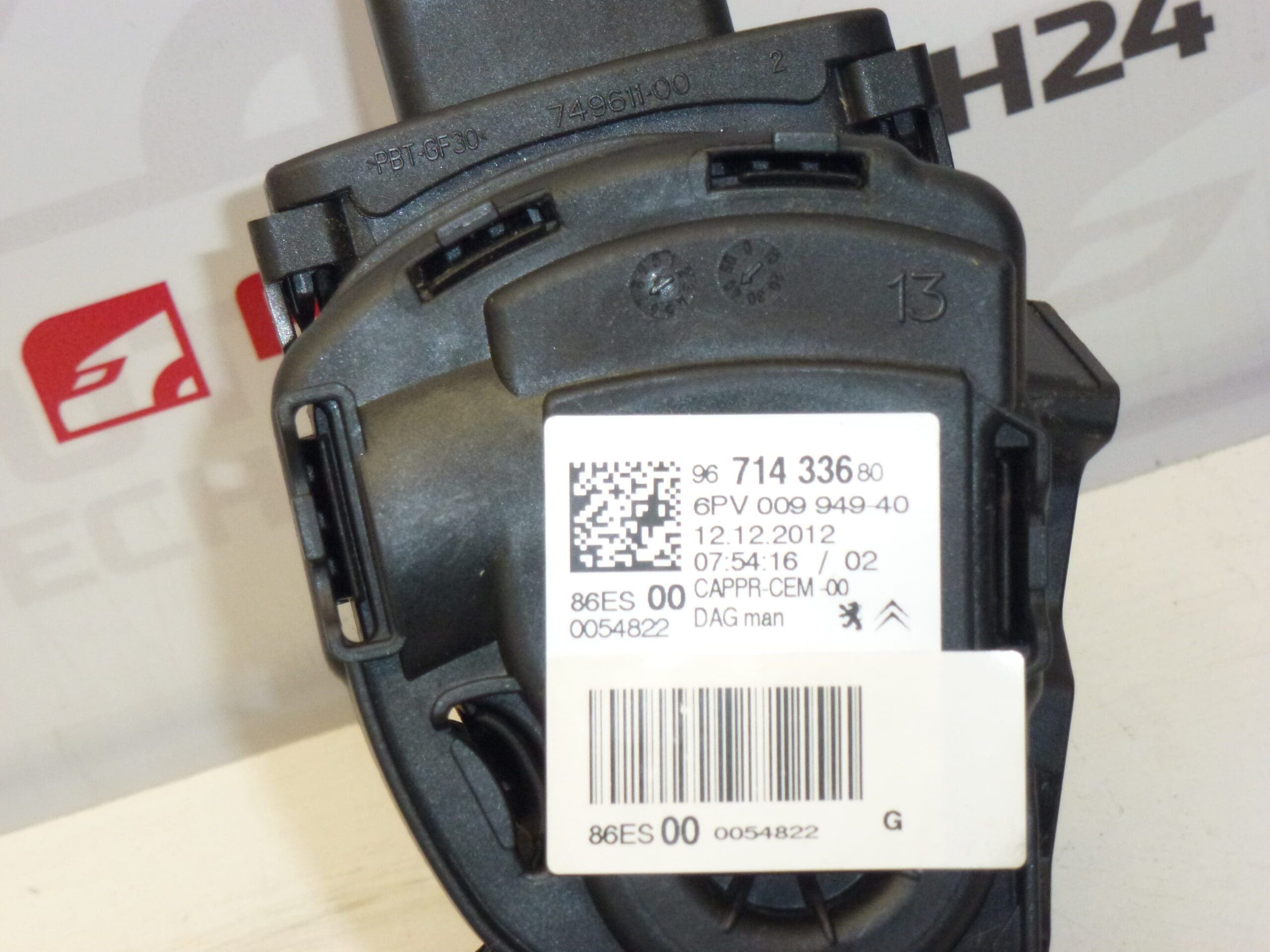 Pedał przyspieszenia HELLA 9671433680 1601CV