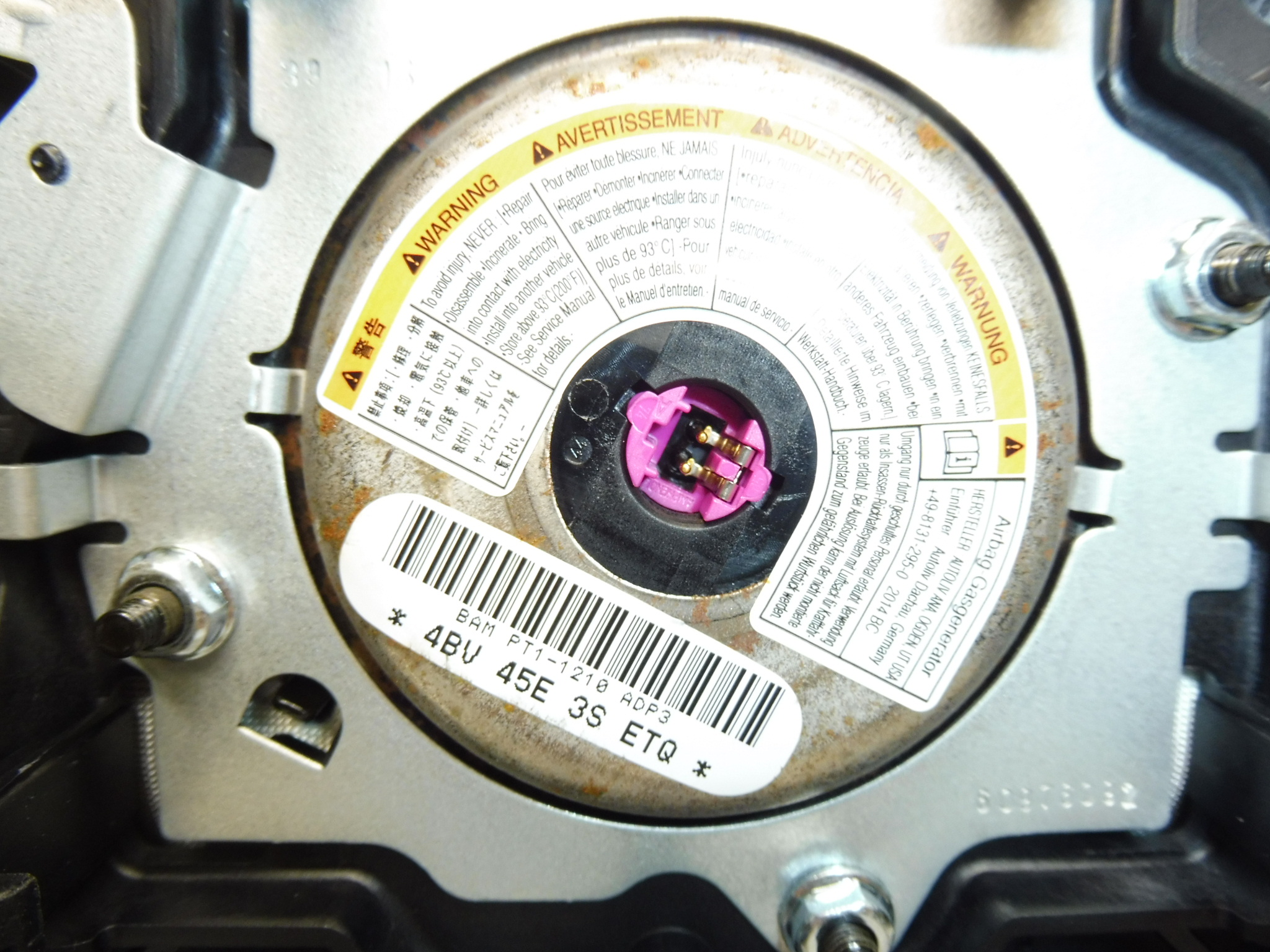 Poduszka powietrzna kierowcy Citroën C3 Picasso 98019057ZD