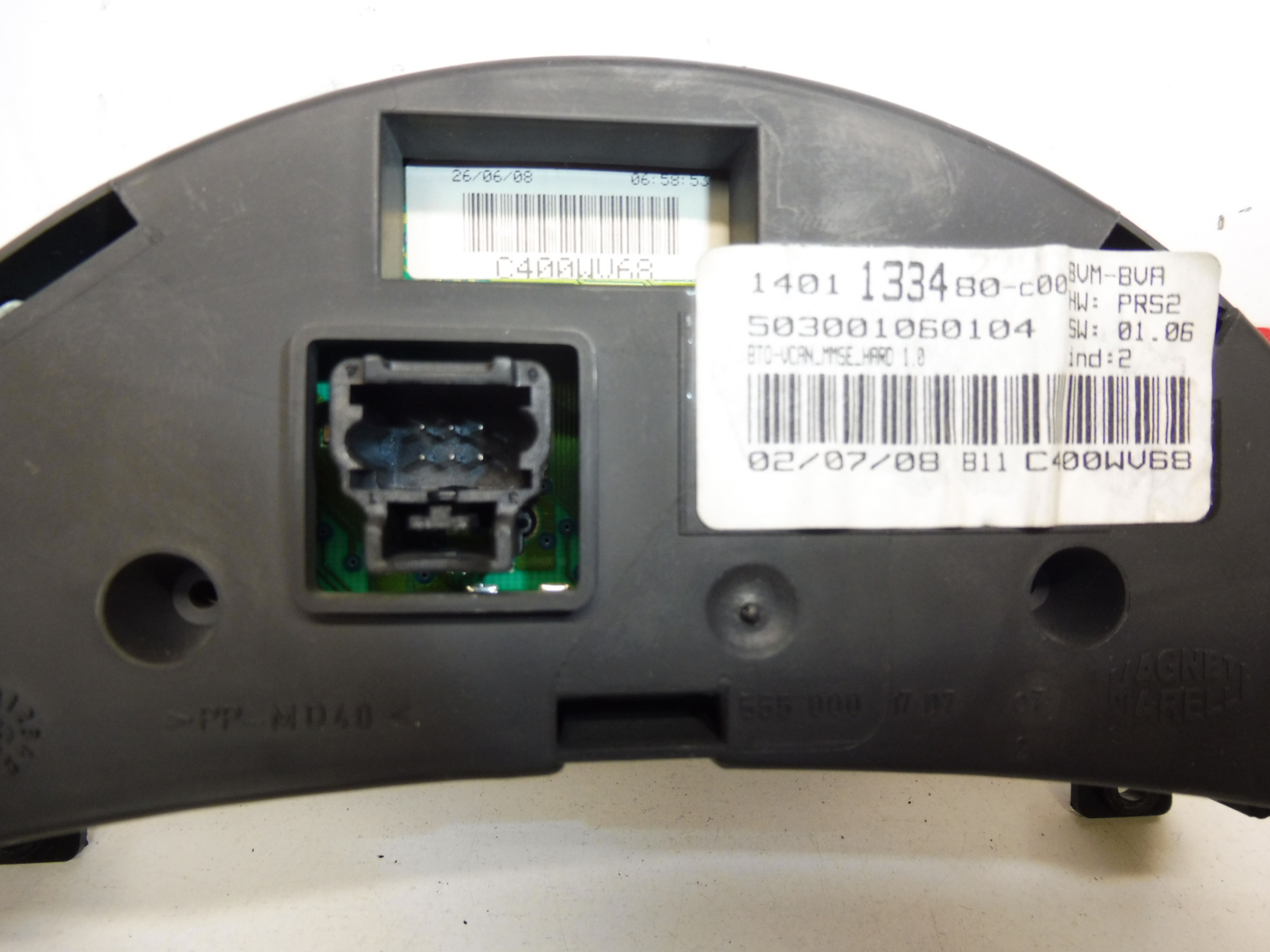 Wyświetlacz Magneti Marelli 304600 km Citroën C8 Peugeot 807 1401133480 610326