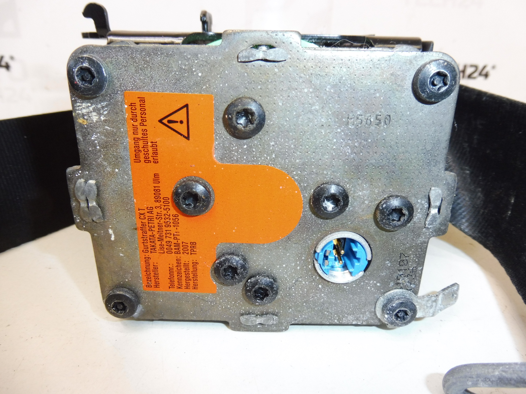 Pas bezpieczeństwa Citroën C4 Picasso Prawy 9654964377 8974XG