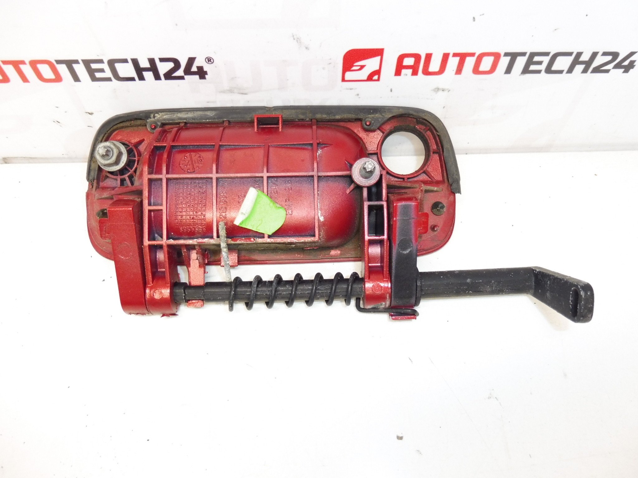 Klamka pokrywy Citroën Berlingo zielona 9621858877 EKQD