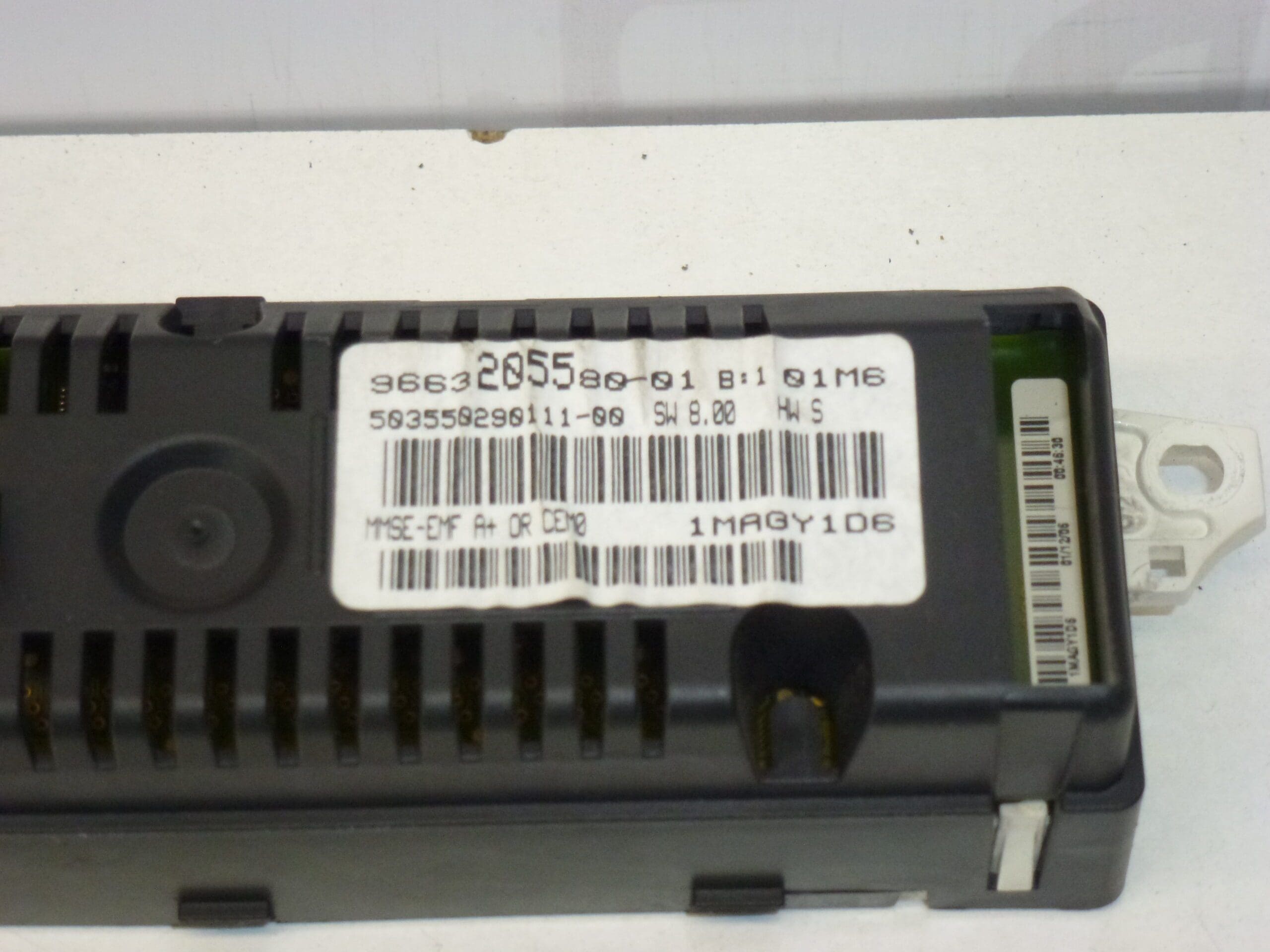 Wyświetlacz radia komputerowego Peugeot 207 9663205580 6593F5