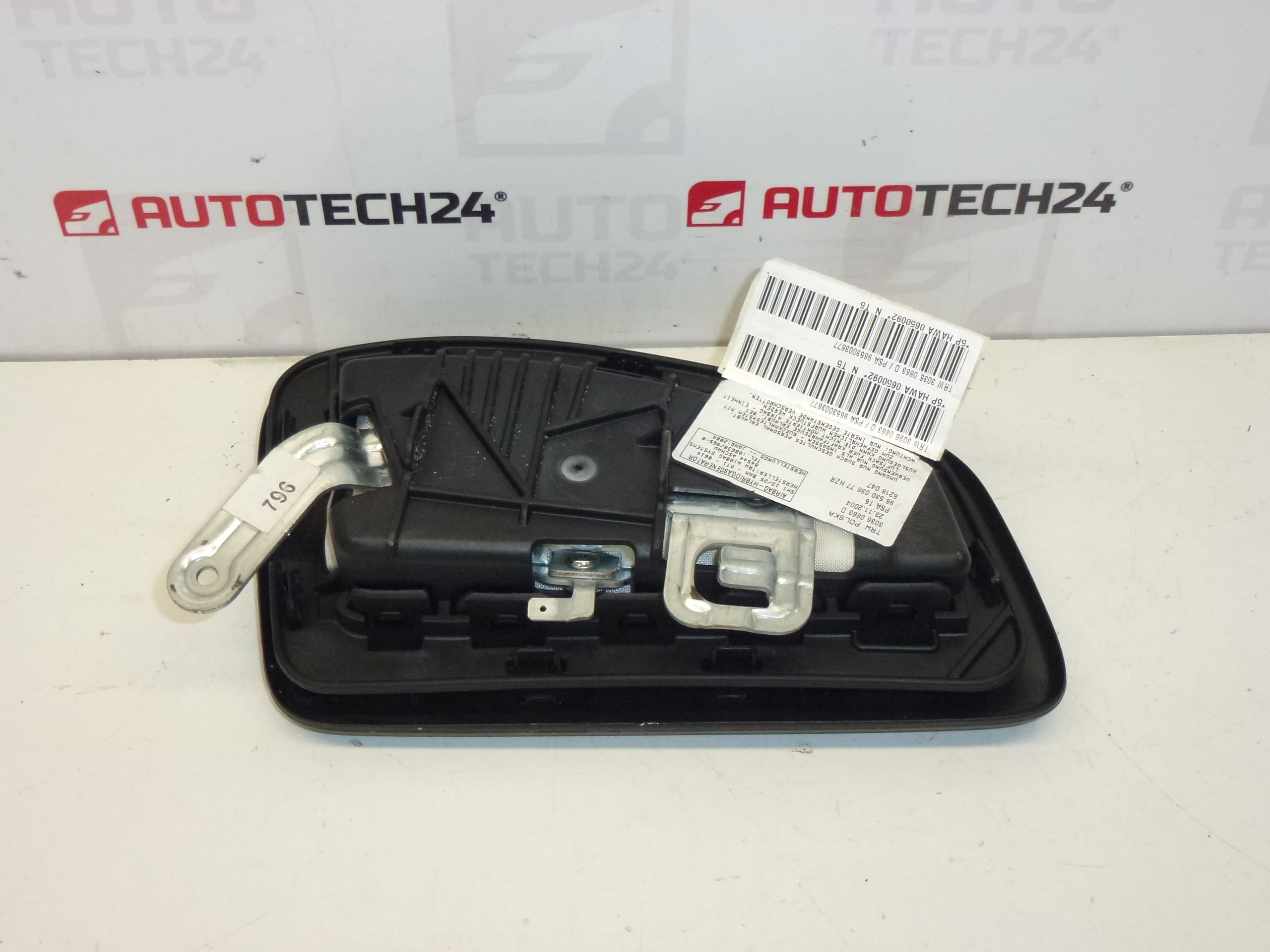 Poduszka powietrzna fotela prawa Peugeot 307 9653003677 8216LQ