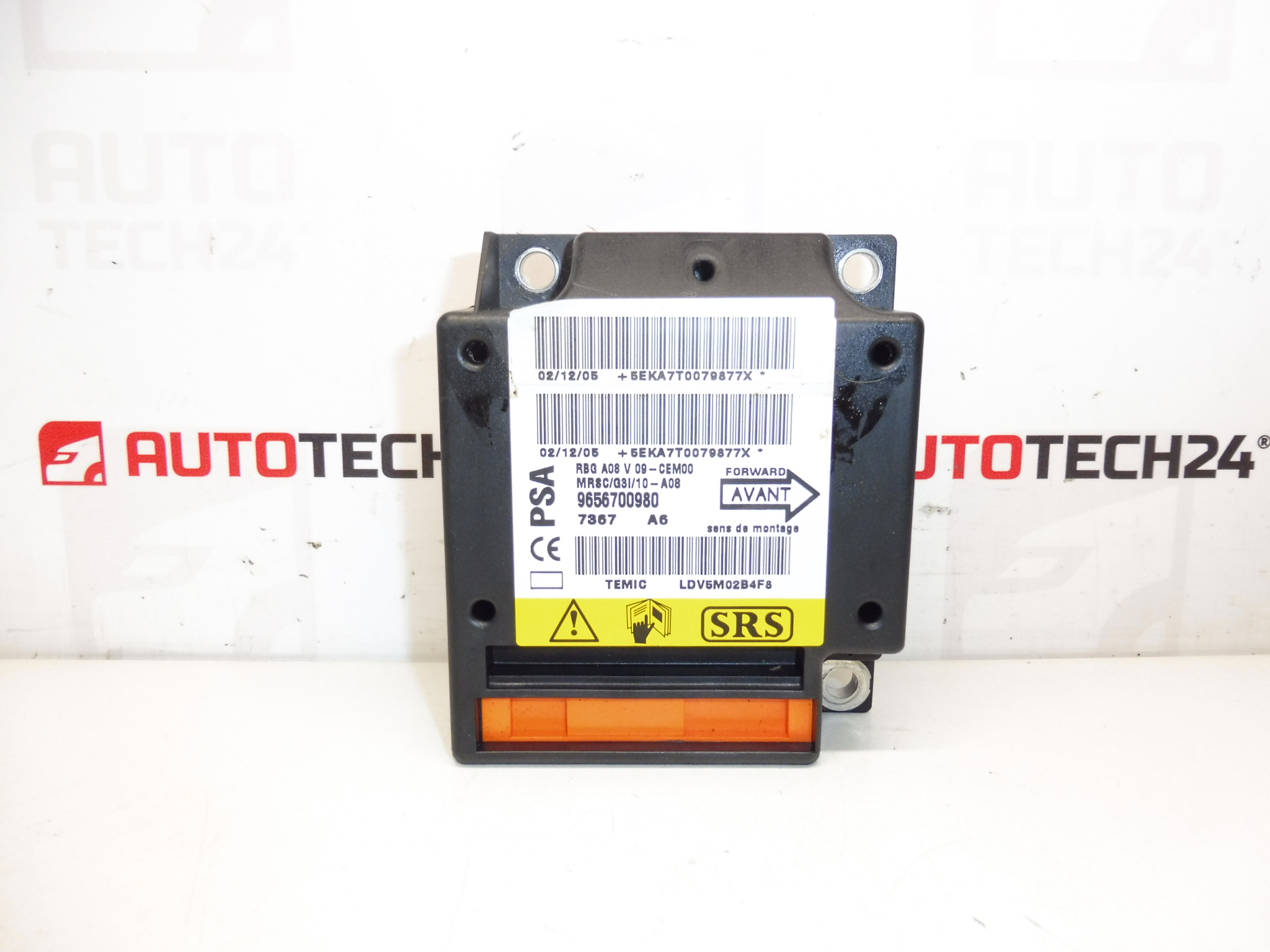 Zespół poduszki powietrznej Peugeot 1007 9656700980 654670