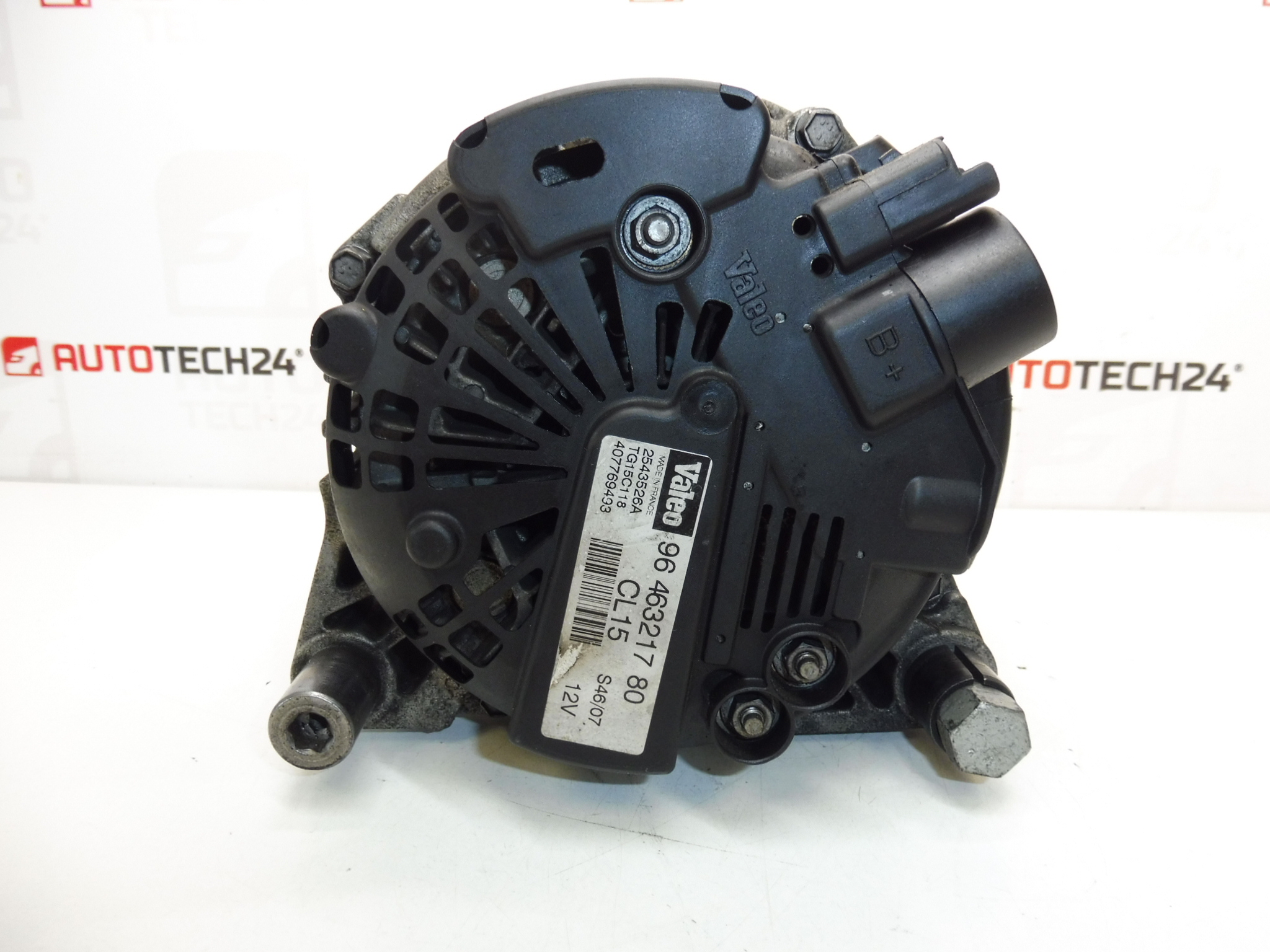 Alternator Valeo z przebiegiem 102000 km Citroën Peugeot CL15 9646321780