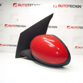Lusterko lewe czerwone Citroën C1 Peugeot 107 87940-0H010 87940-0H011
