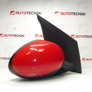 Lusterko prawe czerwone Citroën C1 Peugeot 107 87910-0H010 87910-0H011