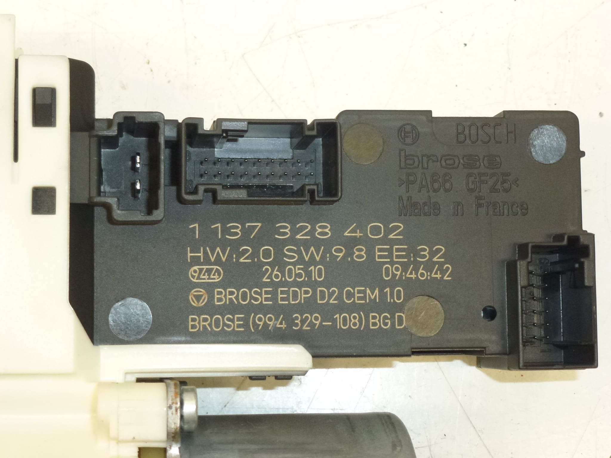 Silnik prawego okna Peugeot 407 9663036380 9222Y8