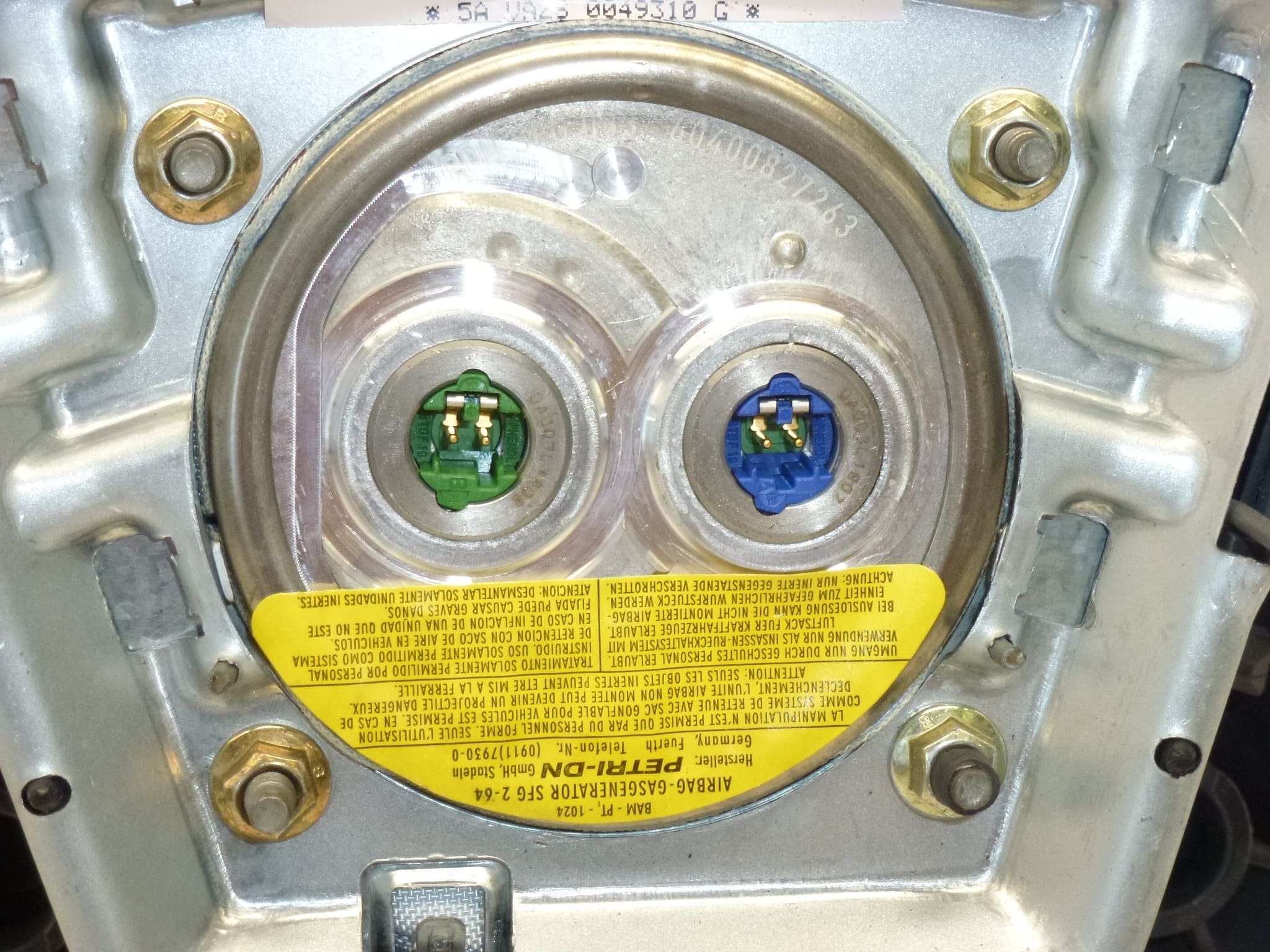 Poduszka powietrzna kierowcy Citroën C8 14958410YR 4112HQ