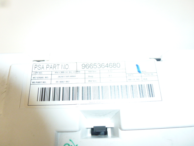 Prędkościomierz Citroën C5 X7 przebieg 178000km 9665364680 610354