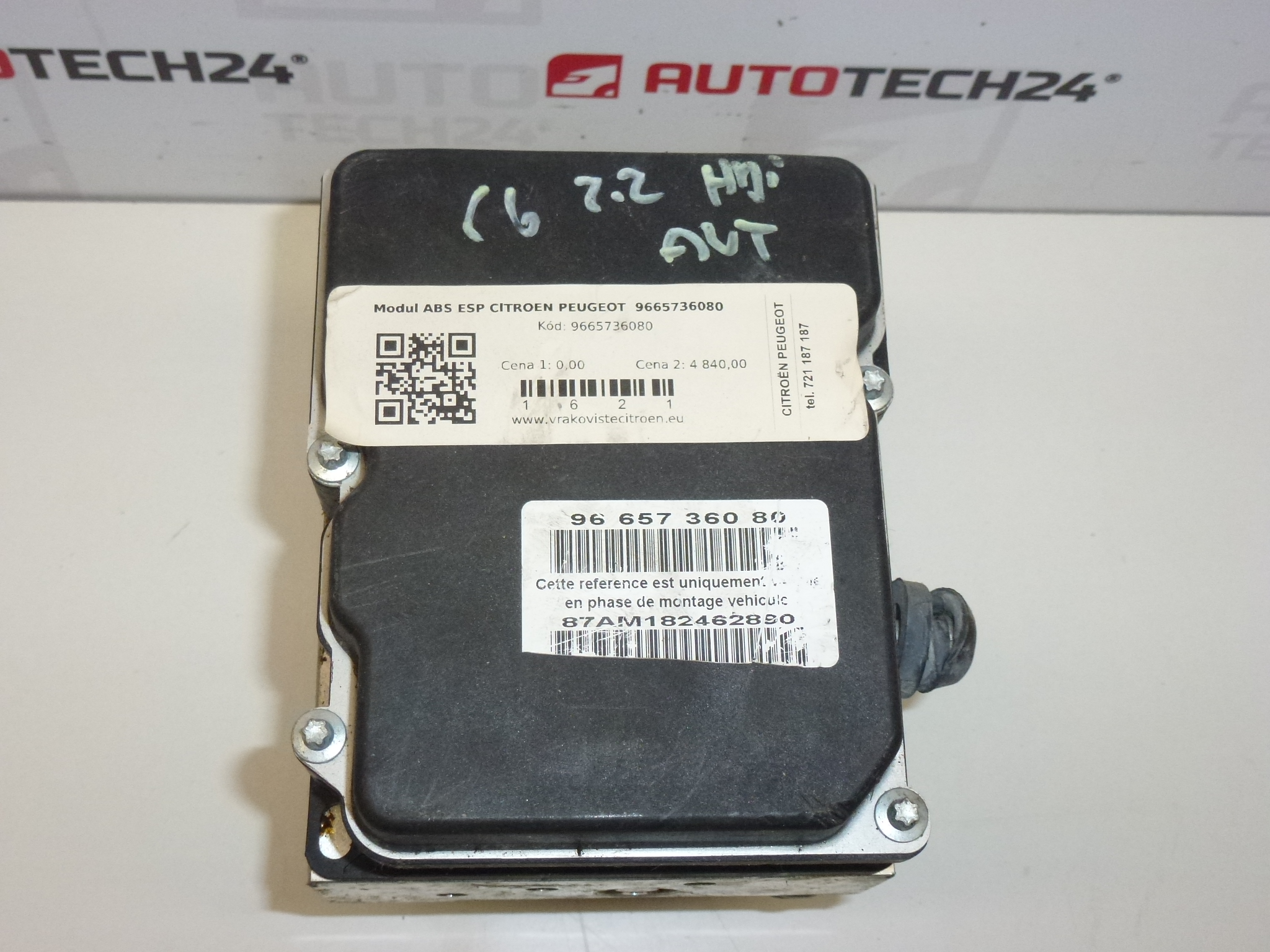 Moduł ABS ESP Citroën C6 2.2 HDI 9665736080 0265950659 0265235273 9662005180