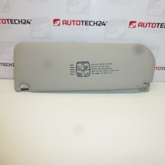 Osłona przeciwsłoneczna Citroën C8 Peugeot 807, oświetlenie - prawa 8143GN