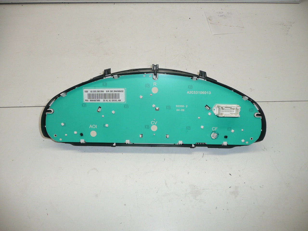 Prędkościomierz Peugeot 407 9664667680 610385