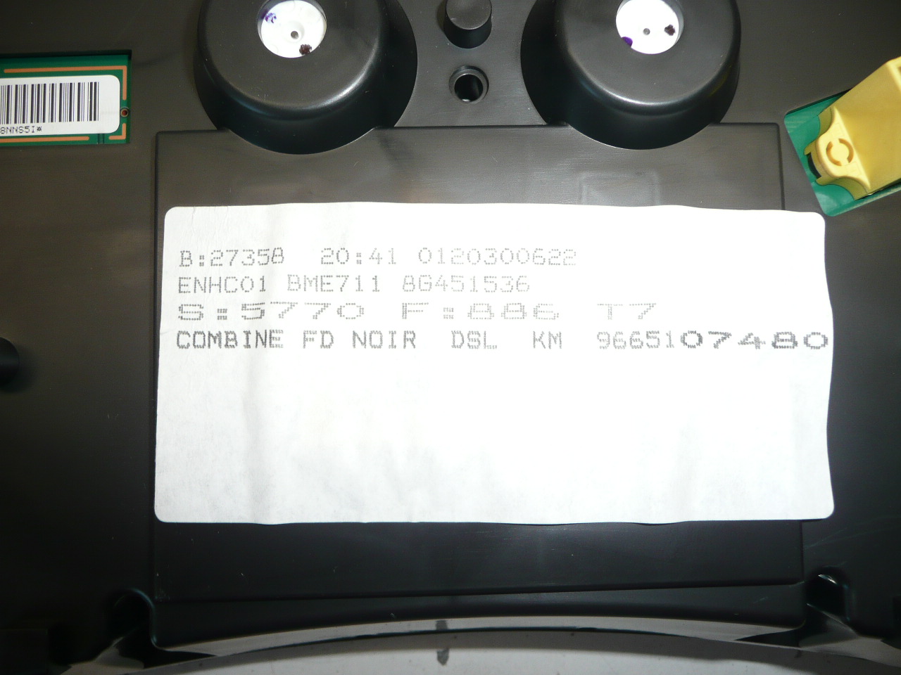 Prędkościomierz Peugeot 308 164 tys km 9665107480 610335