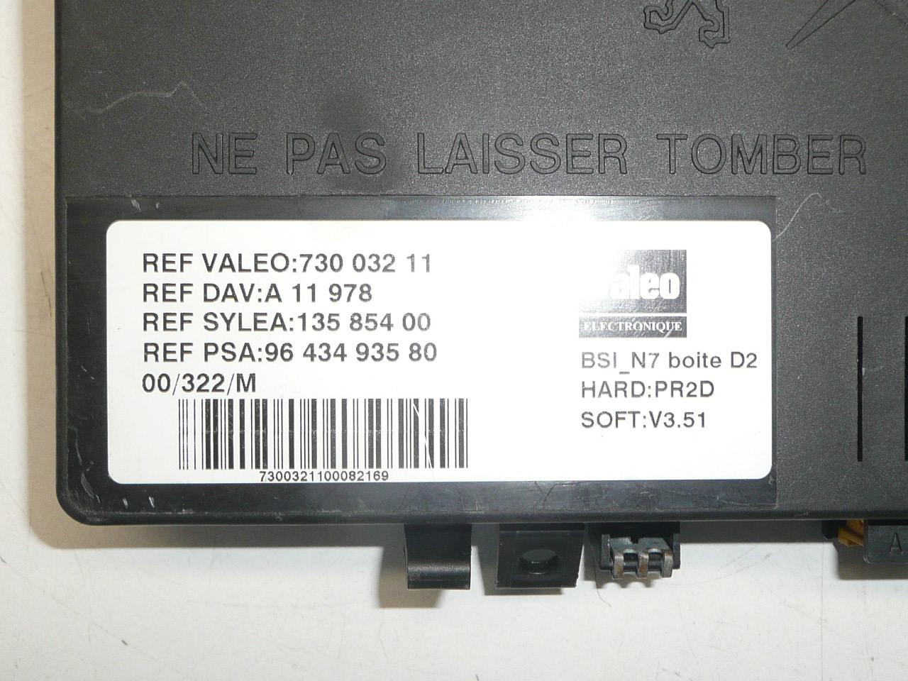 Valeo BSI_N7 Boite D2 Citroën Xsara II 9643493480 73003111