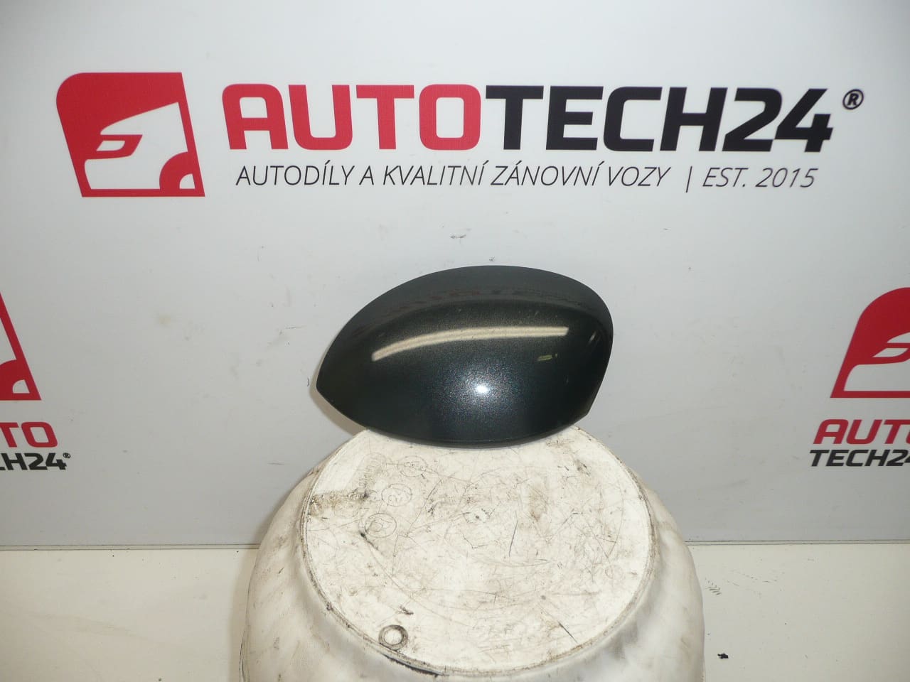 Osłona lusterka L Citroën Xsara Picasso szara met. EYPC