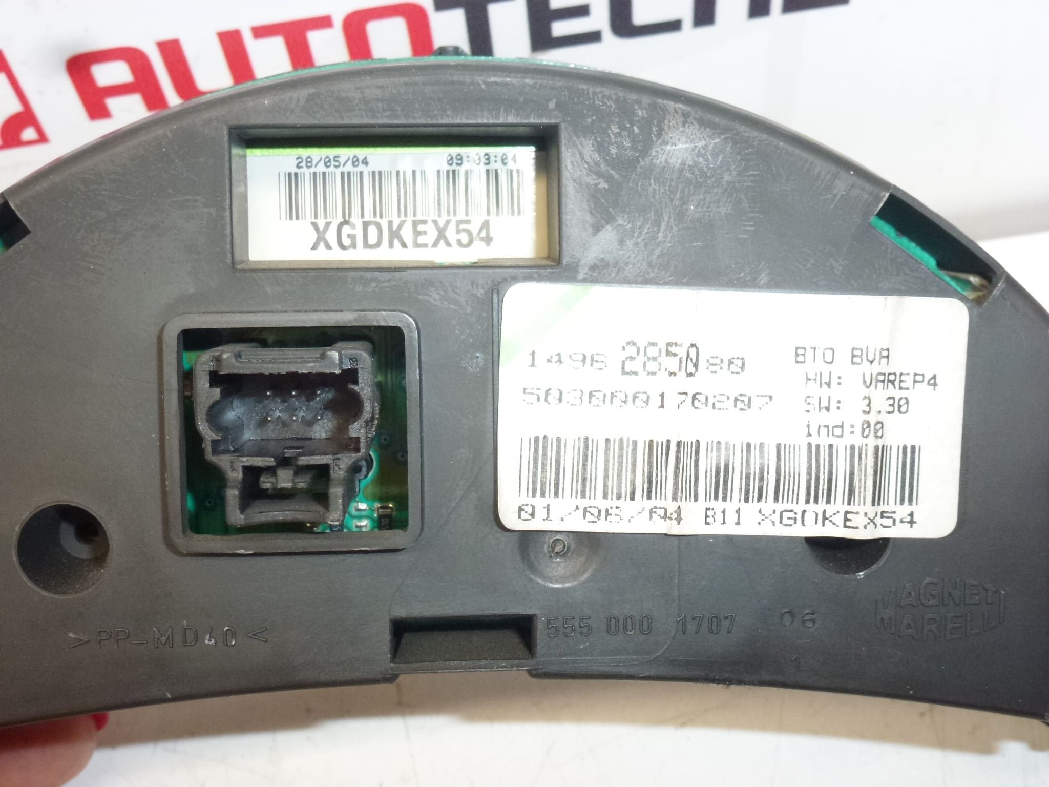 Wyświetlacz Citroën C8 Peugeot 807 Przebieg 139000 km 1496285080 610579 - obrazek 2