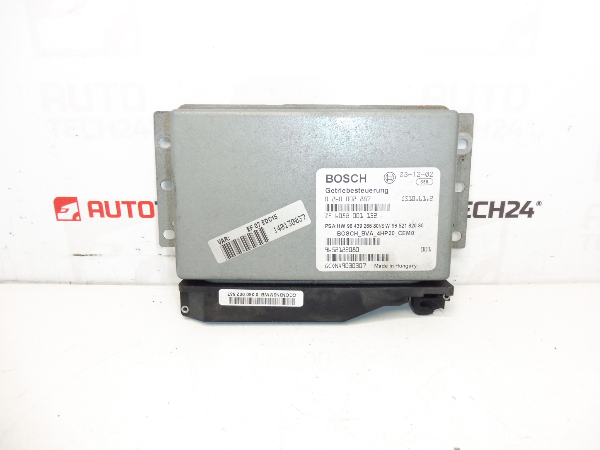 Jednostka sterująca ECU Bosch Citroën C5 2.2 HDI 0260002887 9652182080 2529L8