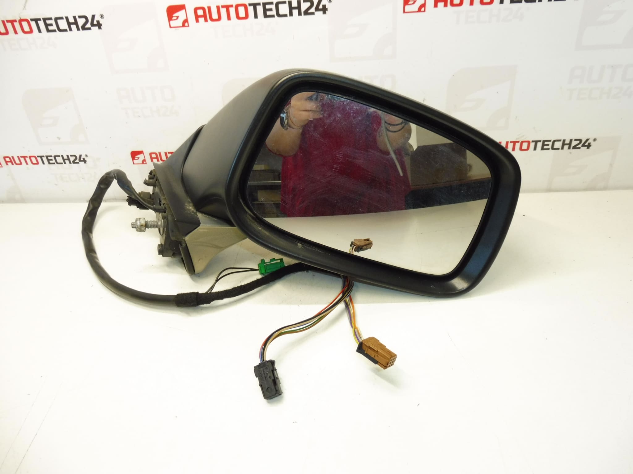 Prawe Elektrycznie Składane Lusterko Zewnętrzne Szare KDD Citroën C8 14888830ZR 8153FW - obrazek 2