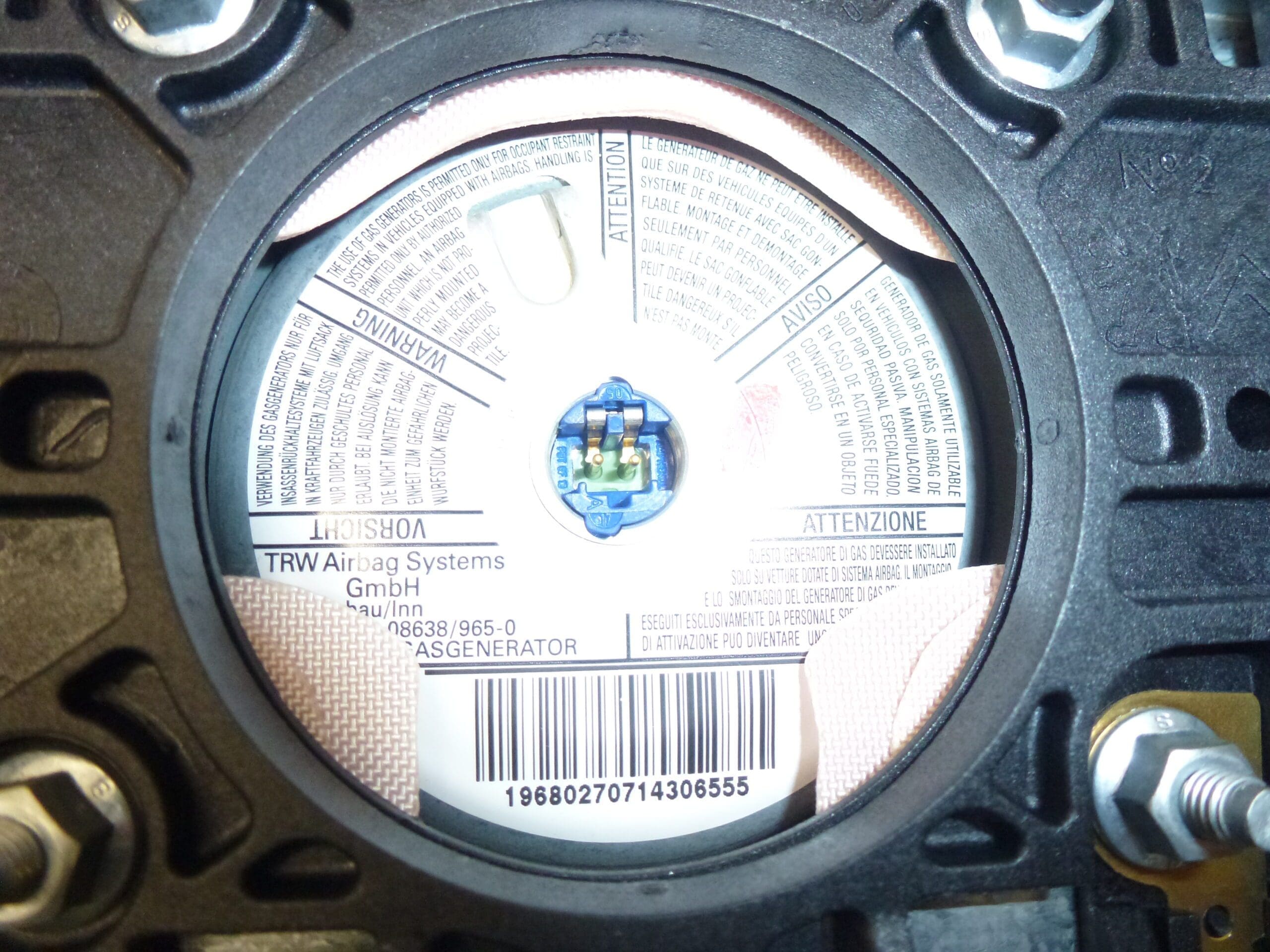 Poduszka powietrzna kierowcy do Citroën Berlingo II 96639595XT 4112GG - obrazek 2