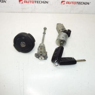 Zestaw zamków 2 klucze Citroën C5 x7 4162NS 4162KF