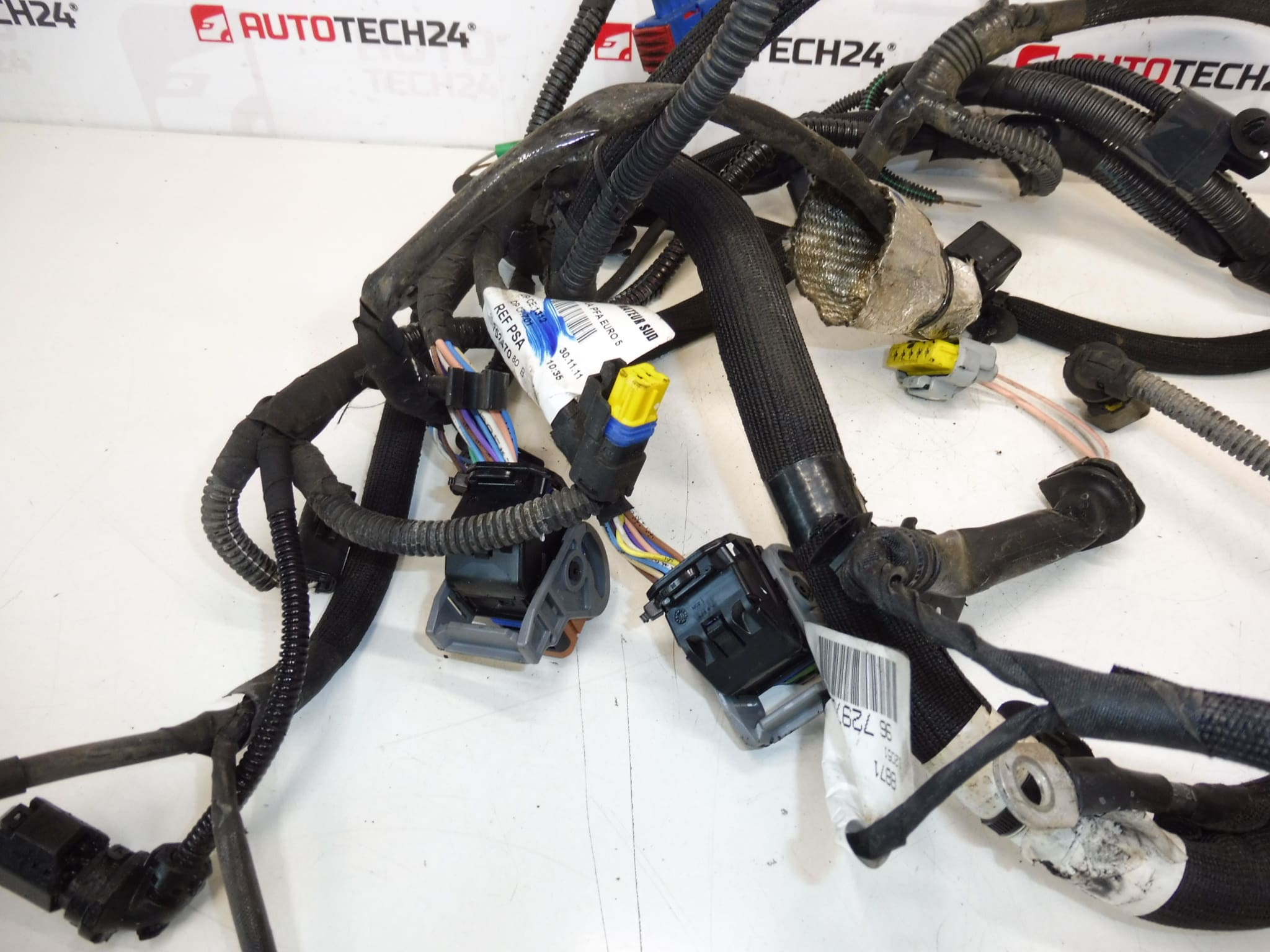 Kompletny wiązek silnika Citroën C3 II 1.4i KFT 9674808180 9675247080 - obrazek 2