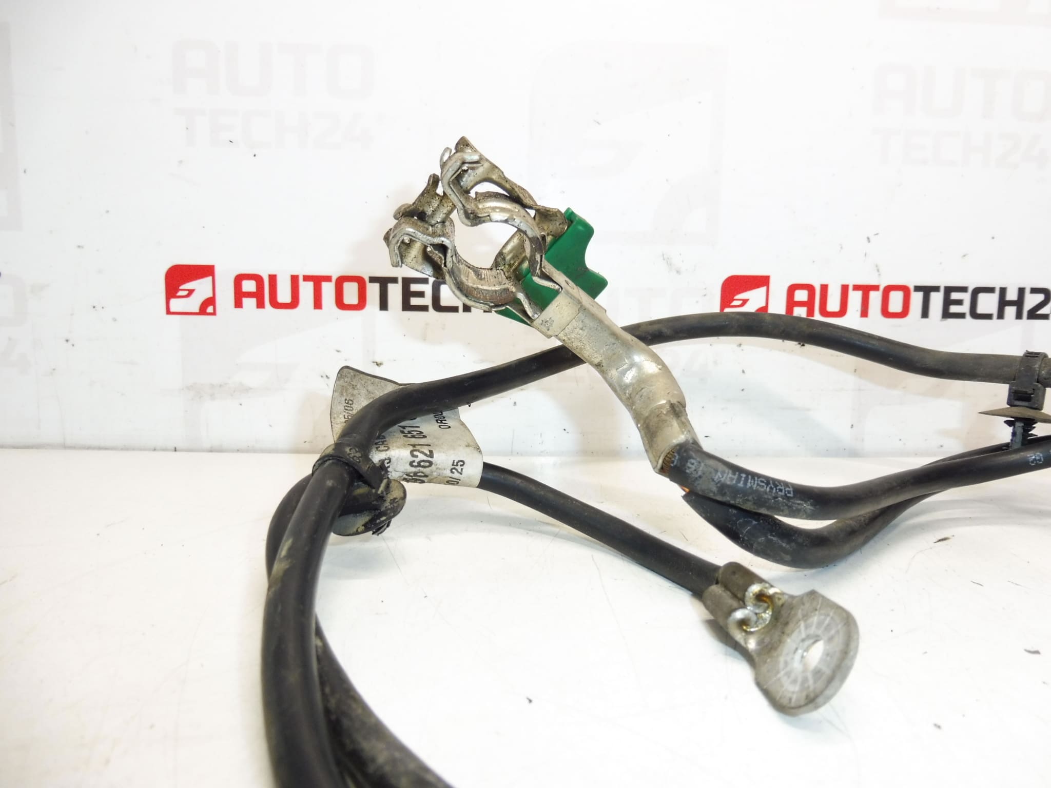 Kabel masy bieguna ujemnego akumulatora Citroën Peugeot 9662165180 9663716180 5638VZ - obrazek 2