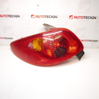 Oryginalna lampa tylna lewa Peugeot 206 3/5 drzwi od 7/2003 6350S0