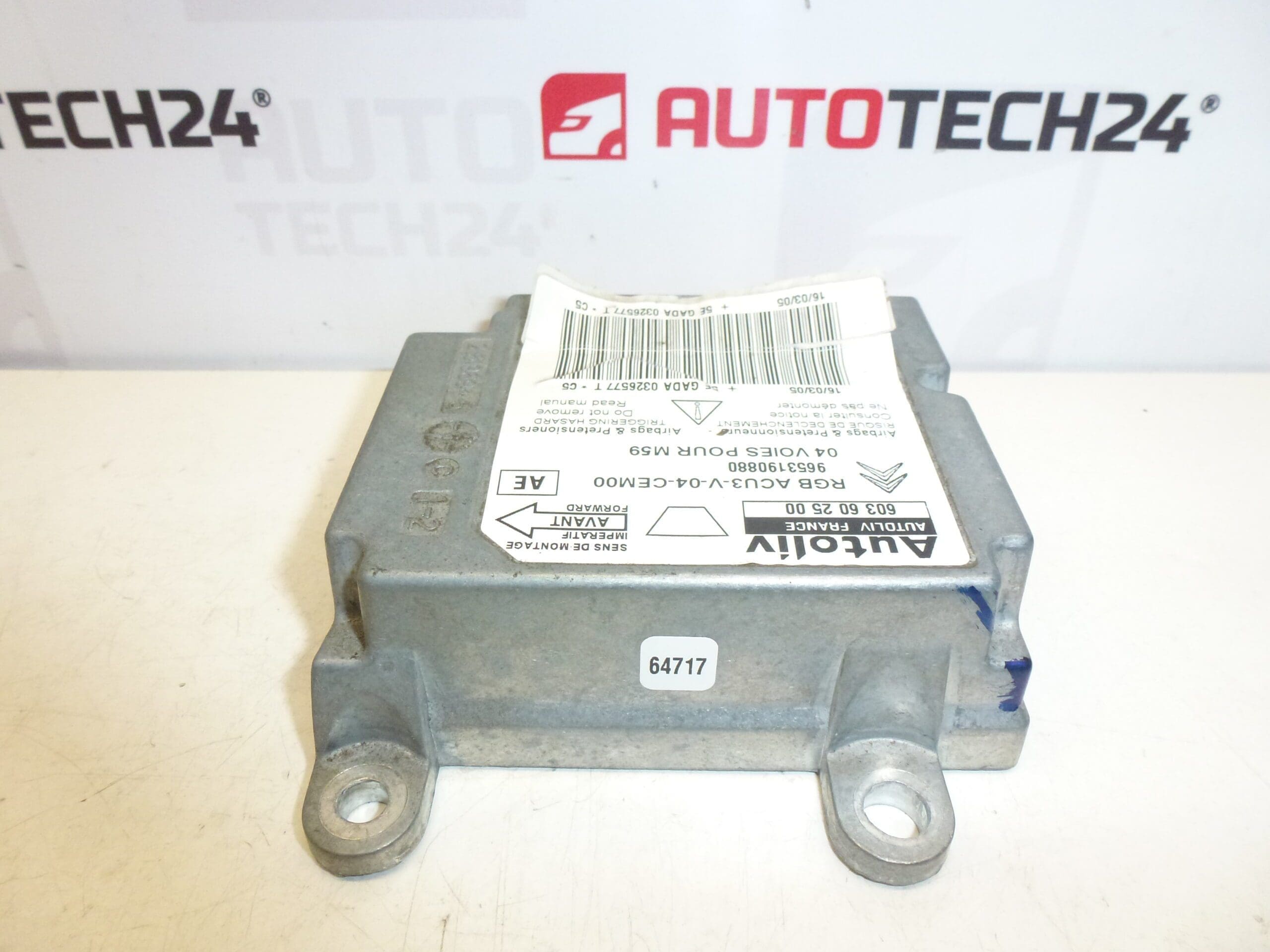 Citroën Peugeot Poduszka powietrzna 9653190880 603602500 - obrazek 2