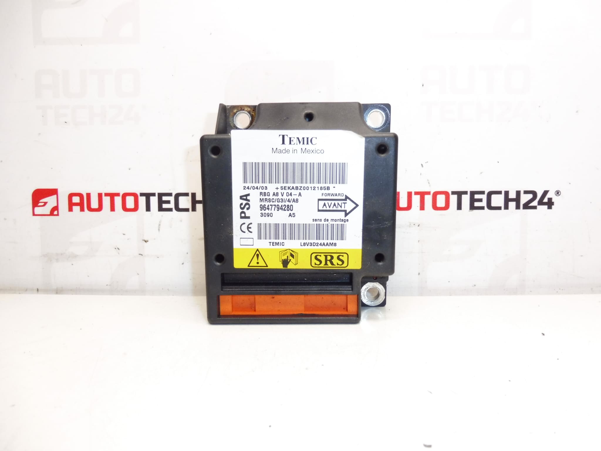 Citroën C2 C3 Zespół poduszki powietrznej 9647794280 654581