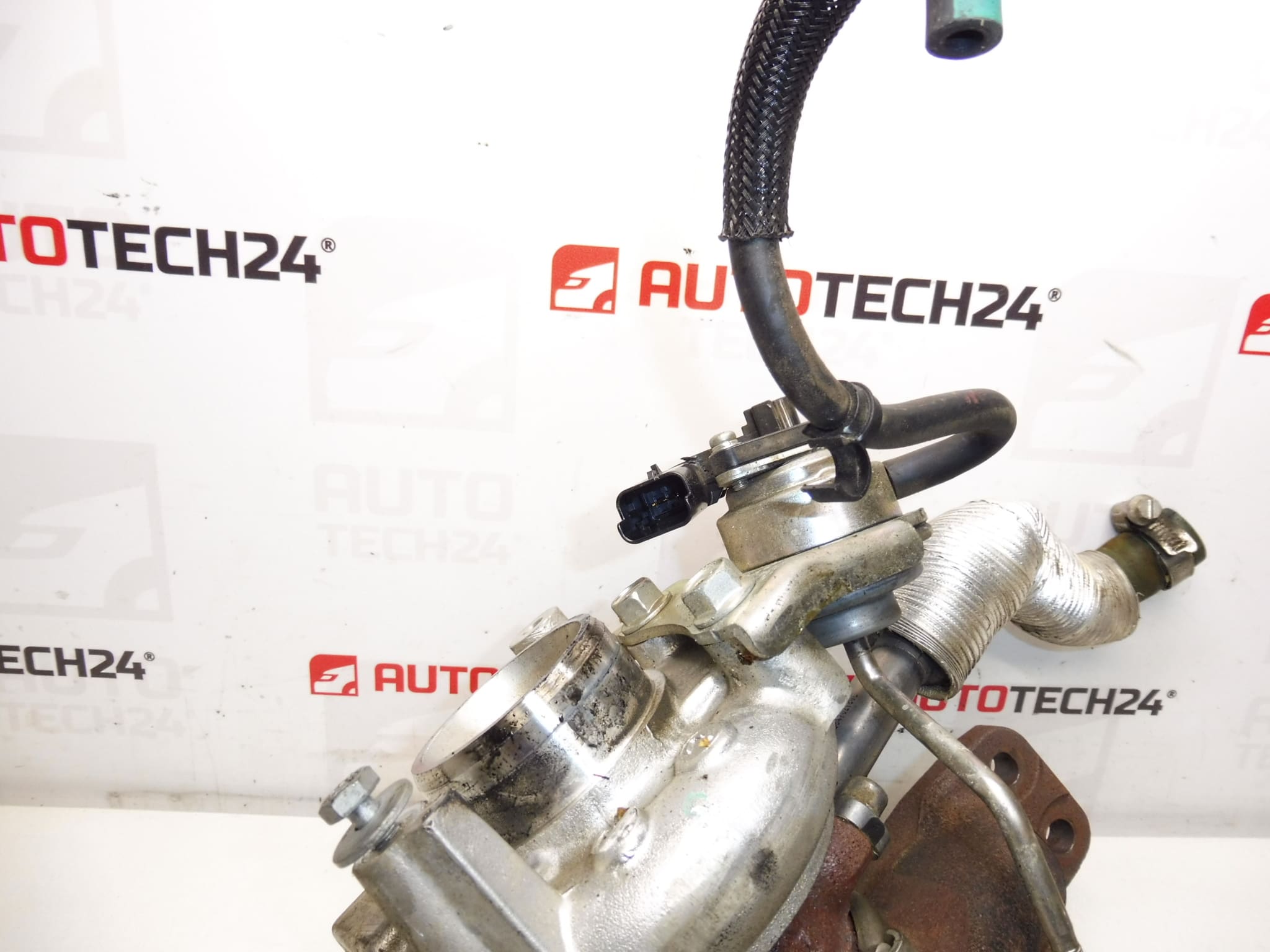 Turbo Citroën Peugeot 1.6 HDI 68KW 63 tys km 9673283680 TD02H2-07TVT-21 - obrazek 2