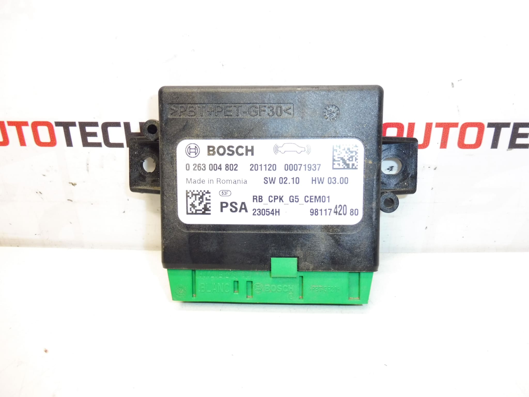 Sterownik PDC Bosch Peugeot 308 T9 0263004802 9811742080 1613711480
