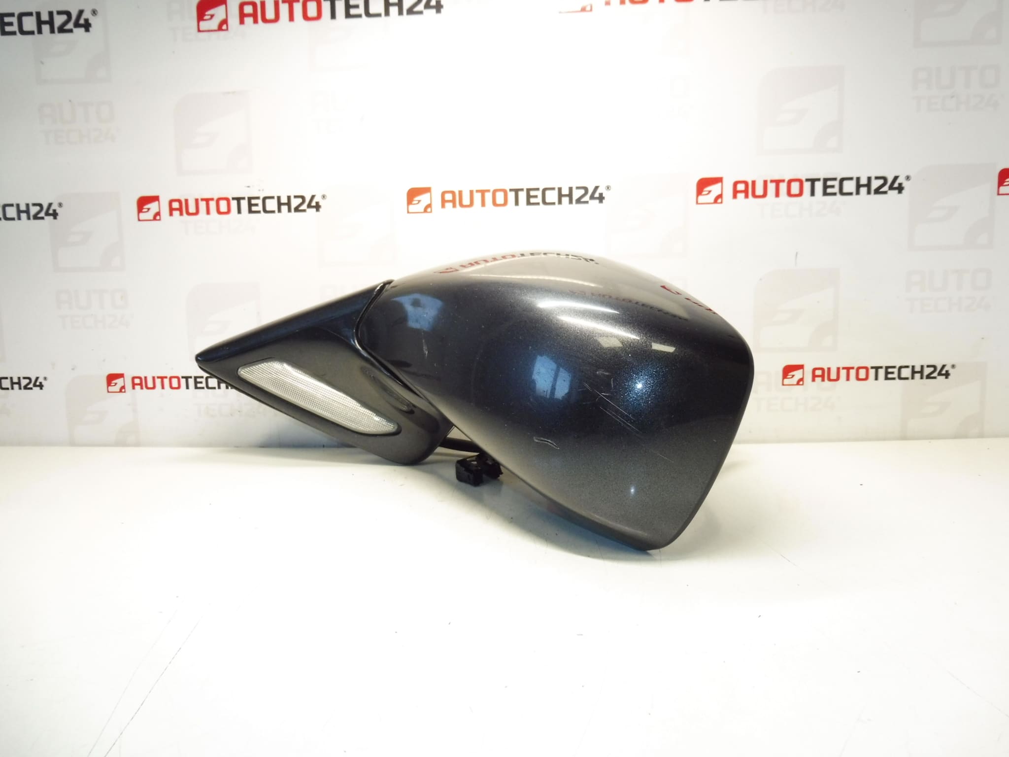 Lusterko wsteczne lewe elektrycznie składane szare EYJC Citroën C8 14009348YJ 8153FS