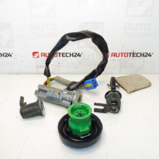 Zestaw zamków, jeden klucz, Citroën Xsara Picasso, 4162HK 4162FF