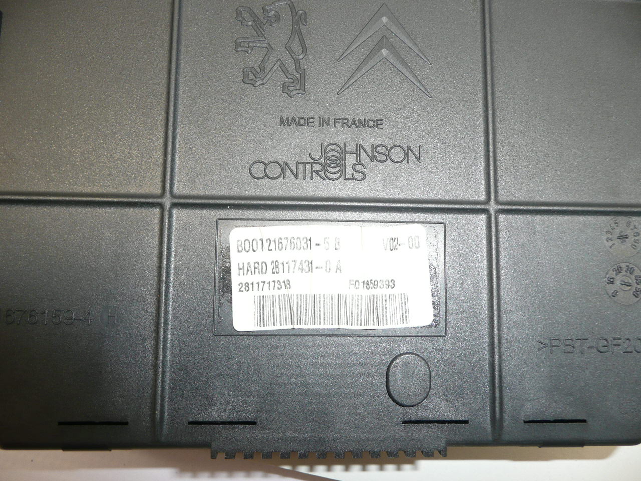 BSI 2004 H02-01 Citroën Peugeot 9661940180