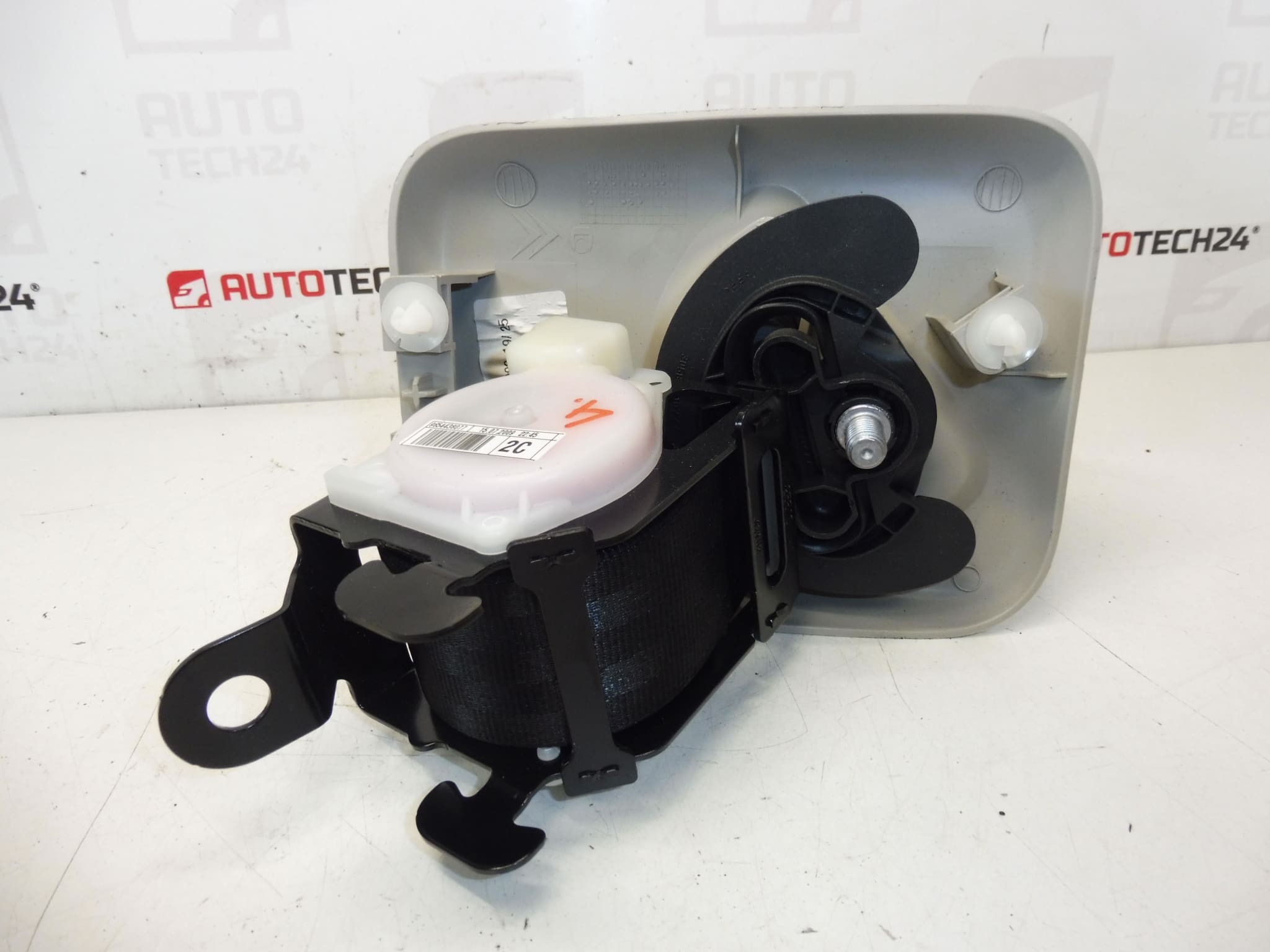 Pas bezpieczeństwa tylny środkowy Citroën C4 Picasso 9654438077 8974XR - obrazek 2