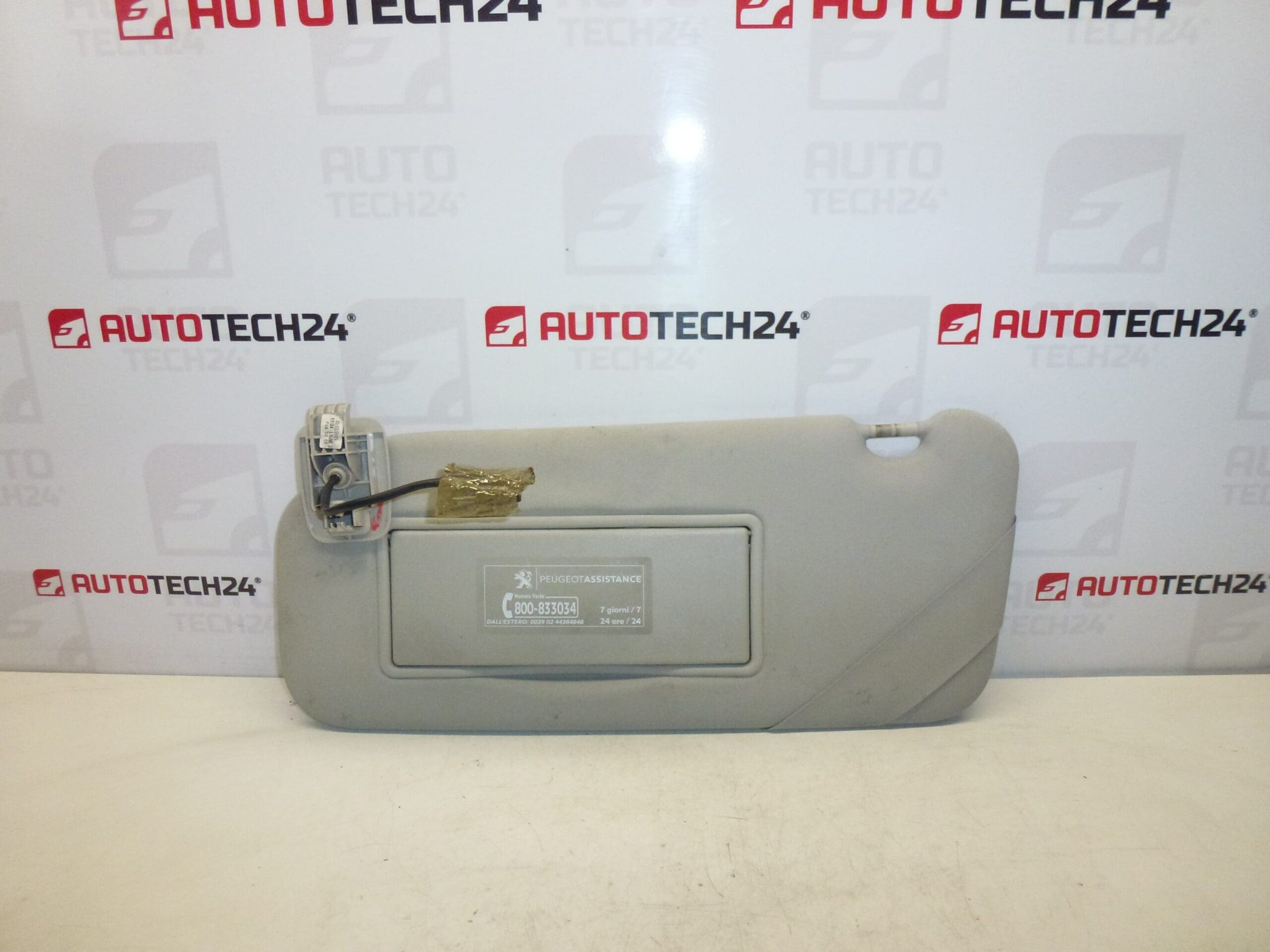 Osłona przeciwsłoneczna kierowcy Peugeot 407 lewa 8143NZ