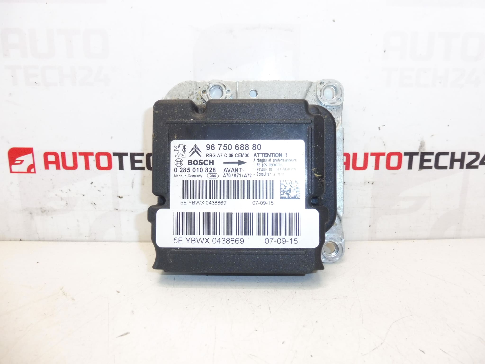 Zespół poduszki powietrznej Bosch Peugeot 207 9675068880 0285010828