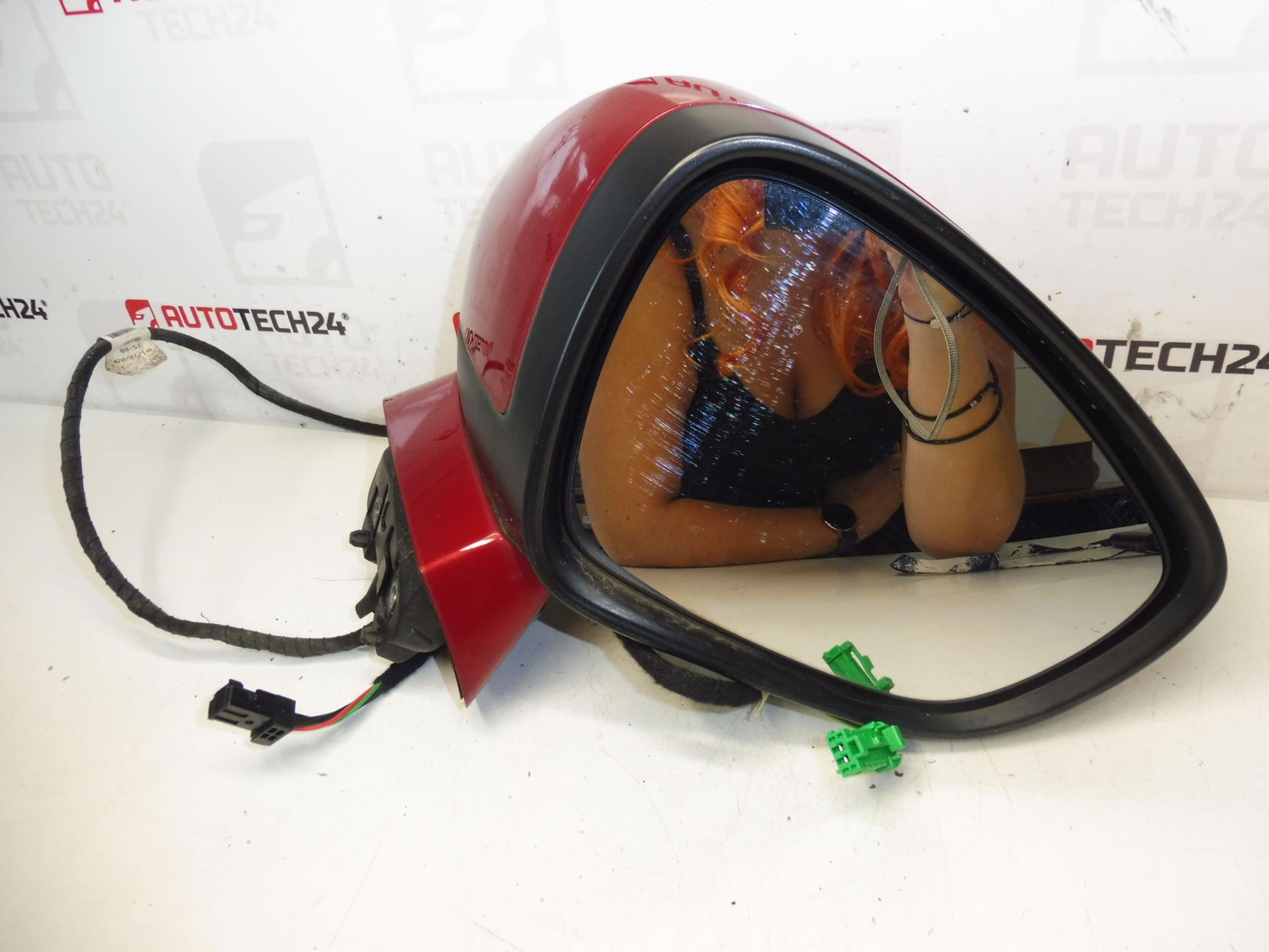 Prawe lusterko wsteczne Citroën C4 KKQD 9687130977 8154EH - obrazek 2