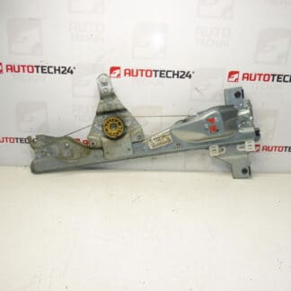 Mechanizm ściągania szyby tylnej prawej Peugeot 308 9680973680 9224E9